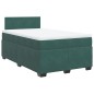 vidaXL Giroletto a Molle con Materasso Verde Scuro 120x190 cm Velluto vidaXL Giroletto a Molle con Materasso Verde Scuro 120x190 cm Velluto