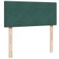 vidaXL Giroletto a Molle con Materasso Verde Scuro 120x190 cm Velluto vidaXL Giroletto a Molle con Materasso Verde Scuro 120x190 cm Velluto