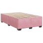 vidaXL Giroletto a Molle con Materasso Rosa 120x200 cm in Velluto vidaXL Giroletto a Molle con Materasso Rosa 120x200 cm in Velluto