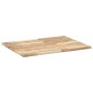 vidaXL Piano Tavolo Rettangolare 100x60x2cm Legno Massello di Acacia vidaXL Piano Tavolo Rettangolare 100x60x2cm Legno Massello di Acacia