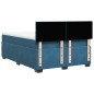 vidaXL Giroletto a Molle con Materasso Blu Scuro 140x190 cm in Velluto vidaXL Giroletto a Molle con Materasso Blu Scuro 140x190 cm in Velluto