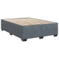 vidaXL Giroletto a Molle con Materasso Grigio Scuro 140x190 cm Velluto vidaXL Giroletto a Molle con Materasso Grigio Scuro 140x190 cm Velluto