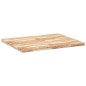 vidaXL Piano Tavolo Rettangolare 100x80x4cm Legno Massello di Acacia