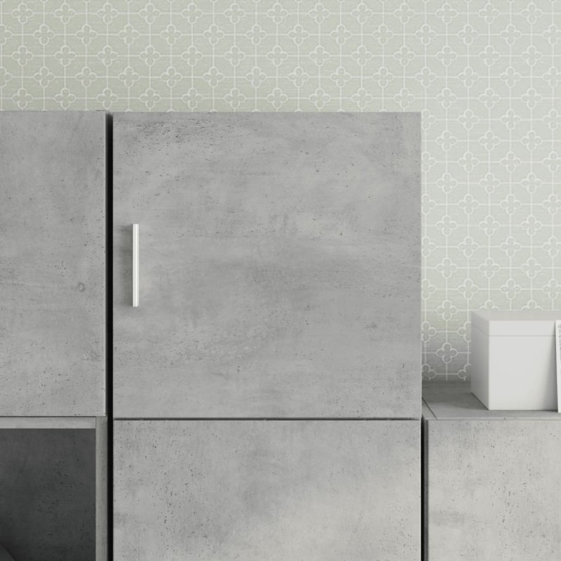 vidaXL Mobile a Parete Grigio Cemento 40x42,5x40 cm Legno Multistrato vidaXL Mobile a Parete Grigio Cemento 40x42,5x40 cm Legno Multistrato