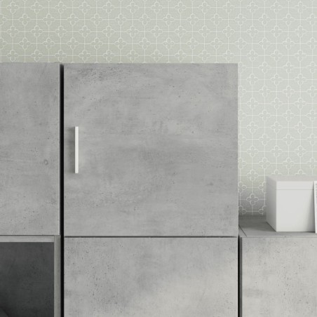 vidaXL Mobile a Parete Grigio Cemento 40x42,5x40 cm Legno Multistrato