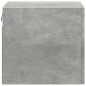 vidaXL Mobile a Parete Grigio Cemento 40x42,5x40 cm Legno Multistrato vidaXL Mobile a Parete Grigio Cemento 40x42,5x40 cm Legno Multistrato