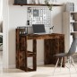 vidaXL Scrivania Ufficio Rovere Fumo 103,5x56,5x94cm Legno Multistrato vidaXL Scrivania Ufficio Rovere Fumo 103,5x56,5x94cm Legno Multistrato