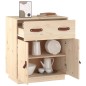 vidaXL Credenza 65,5x40x75 cm in Legno Massello di Pino vidaXL Credenza 65,5x40x75 cm in Legno Massello di Pino