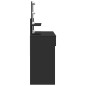 vidaXL Toeletta con LED Nero 100x40x130 cm vidaXL Toeletta con LED Nero 100x40x130 cm