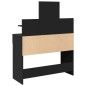 vidaXL Toeletta con LED Nero 100x40x130 cm vidaXL Toeletta con LED Nero 100x40x130 cm