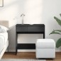 vidaXL Toeletta con Specchio Nero 73x46,5x120 cm vidaXL Toeletta con Specchio Nero 73x46,5x120 cm