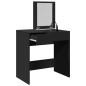 vidaXL Toeletta con Specchio Nero 73x46,5x120 cm vidaXL Toeletta con Specchio Nero 73x46,5x120 cm