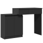 vidaXL Toeletta con LED Nera 115x37x110,5 cm vidaXL Toeletta con LED Nera 115x37x110,5 cm