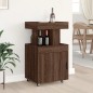 vidaXL Carrello Bar Rovere Marrone 50x41x89 cm in Legno Multistrato vidaXL Carrello Bar Rovere Marrone 50x41x89 cm in Legno Multistrato