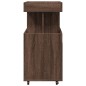 vidaXL Carrello Bar Rovere Marrone 50x41x89 cm in Legno Multistrato vidaXL Carrello Bar Rovere Marrone 50x41x89 cm in Legno Multistrato