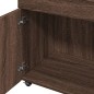 vidaXL Carrello Bar Rovere Marrone 50x41x89 cm in Legno Multistrato vidaXL Carrello Bar Rovere Marrone 50x41x89 cm in Legno Multistrato