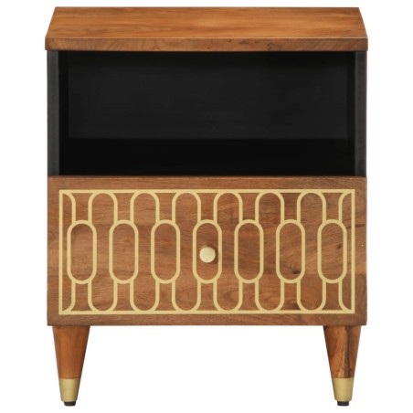 vidaXL Comodini 2pz 40x33x46 cm in Legno Massello di Mango