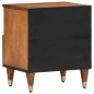 vidaXL Comodini 2pz 40x33x46 cm in Legno Massello di Mango