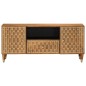 vidaXL Mobile Porta TV 105x33x46cm in Legno Massello di Mango