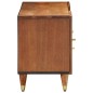 vidaXL Mobile Porta TV 105x33x46cm in Legno Massello di Mango