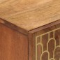 vidaXL Mobile Porta TV 105x33x46cm in Legno Massello di Mango