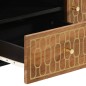 vidaXL Mobile Porta TV 105x33x46cm in Legno Massello di Mango