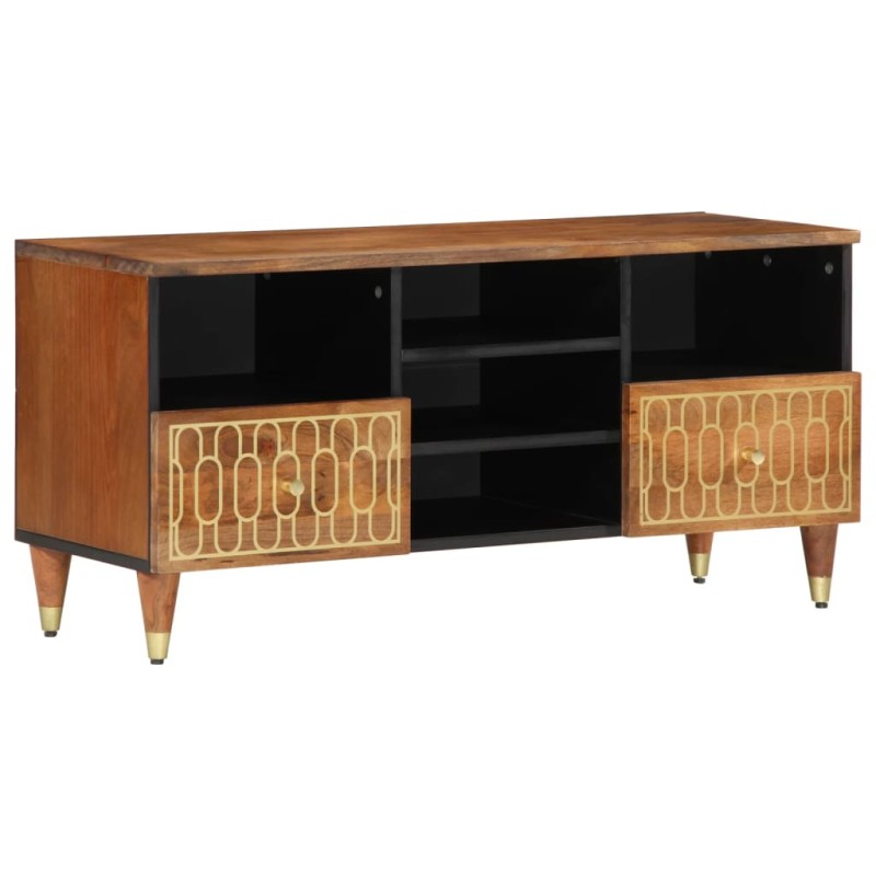 vidaXL Mobile Porta TV 100x33x46 cm in Legno Massello di Mango vidaXL Mobile Porta TV 100x33x46 cm in Legno Massello di Mango