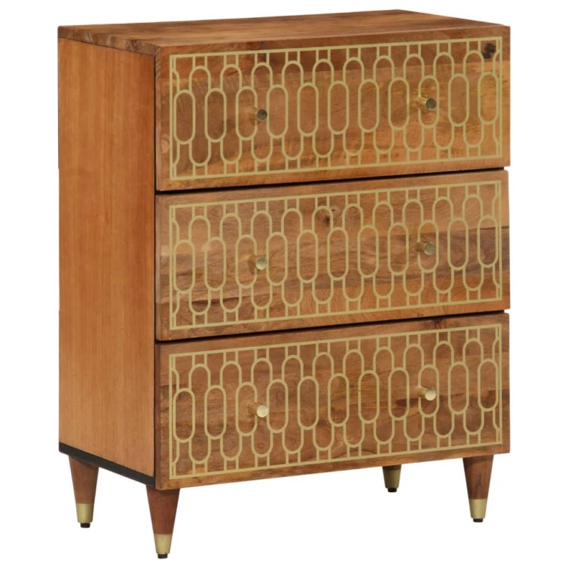 vidaXL Credenza 60x33x75 cm in Legno Massello di Mango vidaXL Credenza 60x33x75 cm in Legno Massello di Mango