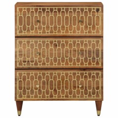 vidaXL Credenza 60x33x75 cm in Legno Massello di Mango