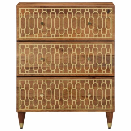 vidaXL Credenza 60x33x75 cm in Legno Massello di Mango