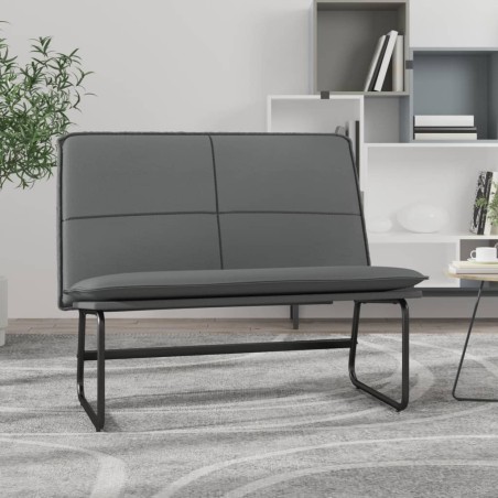Panca Grigia 100x75x76 cm in Similpelle