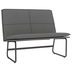 Panca Grigia 100x75x76 cm in Similpelle