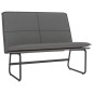 Panca Grigia 100x75x76 cm in Similpelle