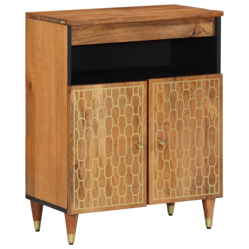 vidaXL Credenza 60x33x75 cm in Legno Massello di Mango vidaXL Credenza 60x33x75 cm in Legno Massello di Mango