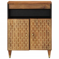 vidaXL Credenza 60x33x75 cm in Legno Massello di Mango