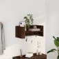 vidaXL Mensola a Muro Rovere Marrone 70,5x35x30,5 cm Legno Multistrato vidaXL Mensola a Muro Rovere Marrone 70,5x35x30,5 cm Legno Multistrato