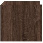 vidaXL Mensola a Muro Rovere Marrone 70,5x35x30,5 cm Legno Multistrato vidaXL Mensola a Muro Rovere Marrone 70,5x35x30,5 cm Legno Multistrato