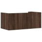 vidaXL Mensola a Muro Rovere Marrone 70,5x35x30,5 cm Legno Multistrato vidaXL Mensola a Muro Rovere Marrone 70,5x35x30,5 cm Legno Multistrato