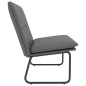 Panca Grigia 100x75x76 cm in Similpelle