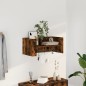 vidaXL Mensola a Muro Rovere Fumo 70,5x35x30,5 cm Legno Multistrato vidaXL Mensola a Muro Rovere Fumo 70,5x35x30,5 cm Legno Multistrato