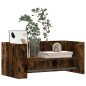 vidaXL Mensola a Muro Rovere Fumo 70,5x35x30,5 cm Legno Multistrato vidaXL Mensola a Muro Rovere Fumo 70,5x35x30,5 cm Legno Multistrato