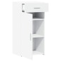 vidaXL Credenza Bianca 45x42,5x93 cm in Legno Multistrato vidaXL Credenza Bianca 45x42,5x93 cm in Legno Multistrato