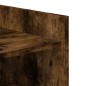 vidaXL Scarpiera Rovere Fumo 74,5x37,5x100 cm in Legno Multistrato