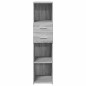 vidaXL Credenza Grigio Sonoma 30x42,5x124 cm in Legno Multistrato vidaXL Credenza Grigio Sonoma 30x42,5x124 cm in Legno Multistrato