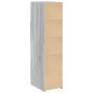 vidaXL Credenza Grigio Sonoma 30x42,5x124 cm in Legno Multistrato vidaXL Credenza Grigio Sonoma 30x42,5x124 cm in Legno Multistrato