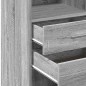 vidaXL Credenza Grigio Sonoma 30x42,5x124 cm in Legno Multistrato vidaXL Credenza Grigio Sonoma 30x42,5x124 cm in Legno Multistrato