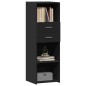 vidaXL Credenza Nera 40x42,5x124 cm in Legno Multistrato vidaXL Credenza Nera 40x42,5x124 cm in Legno Multistrato