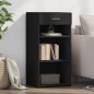 vidaXL Credenza Nera 45x42,5x93 cm in Legno Multistrato vidaXL Credenza Nera 45x42,5x93 cm in Legno Multistrato
