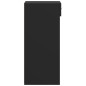 vidaXL Credenza Nera 45x42,5x93 cm in Legno Multistrato vidaXL Credenza Nera 45x42,5x93 cm in Legno Multistrato