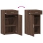 vidaXL Credenza Rovere Marrone 50x42,5x93 cm in Legno Multistrato vidaXL Credenza Rovere Marrone 50x42,5x93 cm in Legno Multistrato